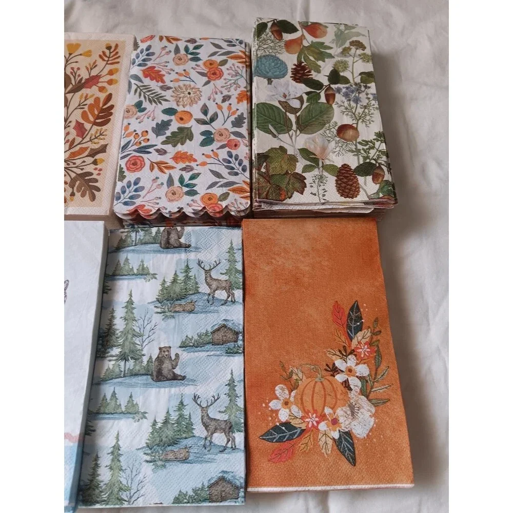 Vintage Paper Napkin Lot Rachel Ashwell + Variety